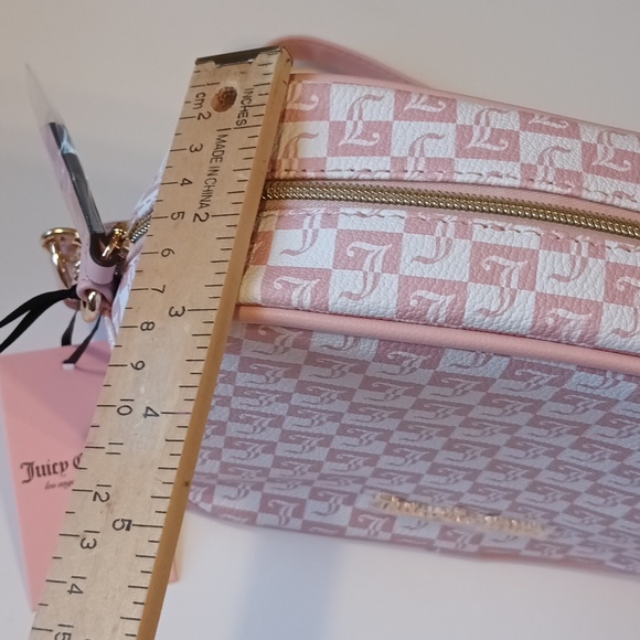Juicy Couture crossbody pink Bag| Geo pink Diamond over the shoulder bags NWT - Picture 10 of 14